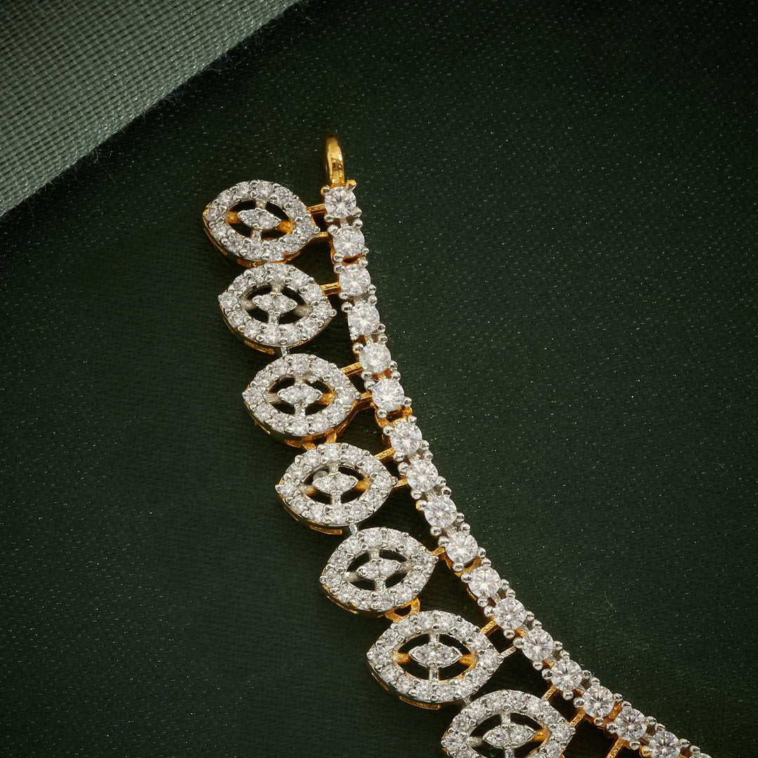 Floriva Pear CZ Necklace Set