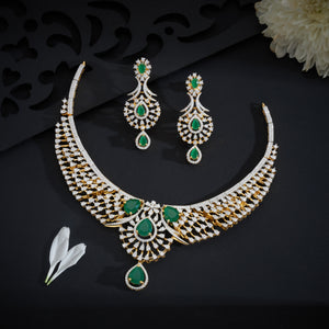 Drovalis Bloomara CZ Necklace Set