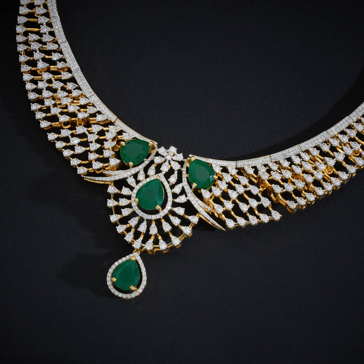 Drovalis Bloomara CZ Necklace Set