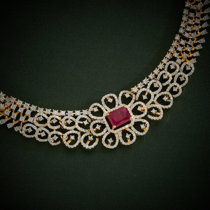 Rectiva CZ Necklace Set