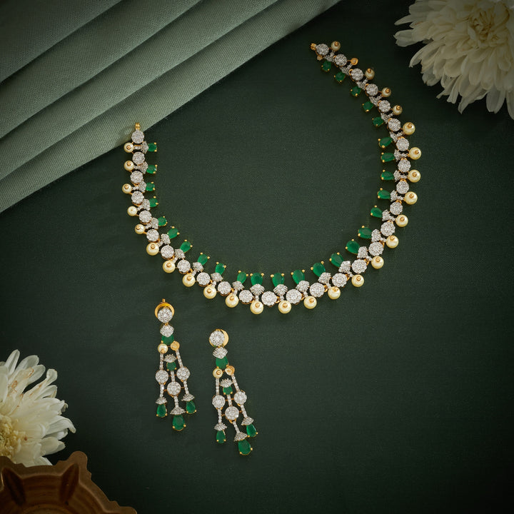 Mridulika CZ Necklace Set