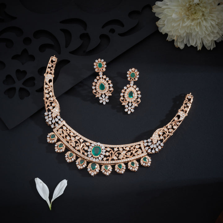 Aura Elegance Stone Necklace Set