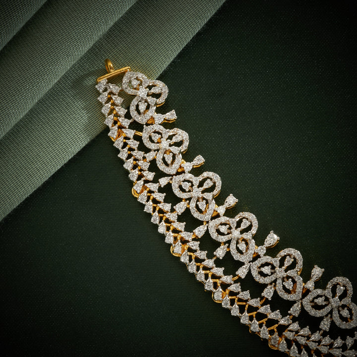 Blossom CZ Necklace set