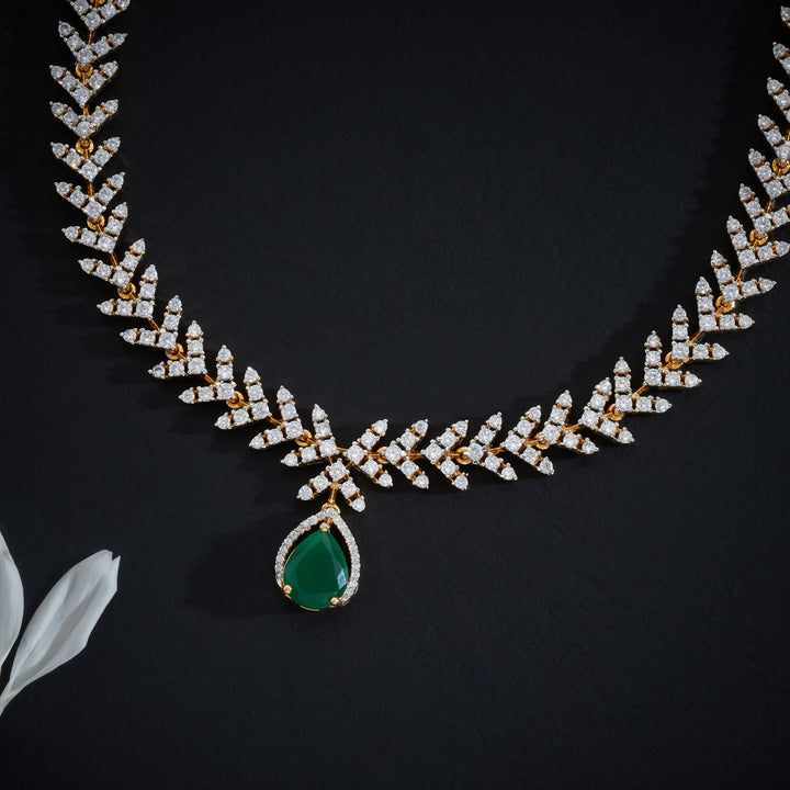 Pearika CZ Necklace Set