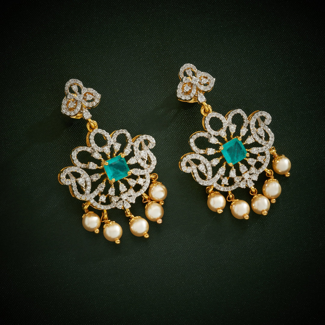 Blossom CZ Necklace set