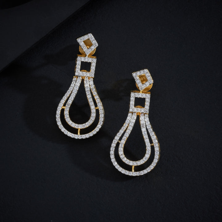 Squarica CZ Necklace Set