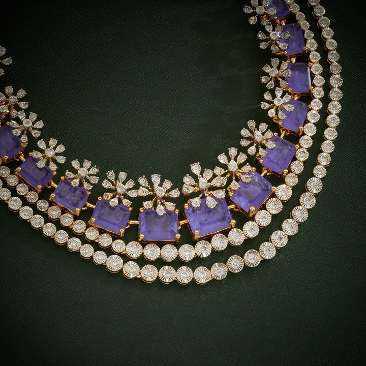 Rectina Florina CZ Necklace Set