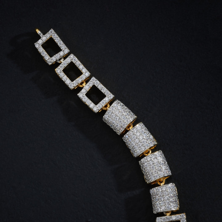 Squarica CZ Necklace Set