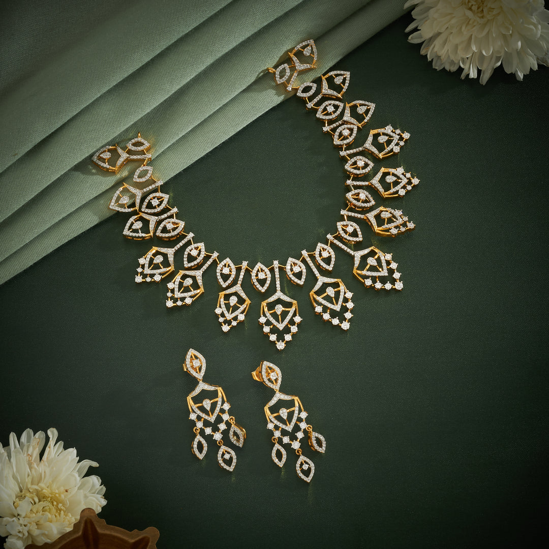 Gleam & Shine CZ Necklace Set