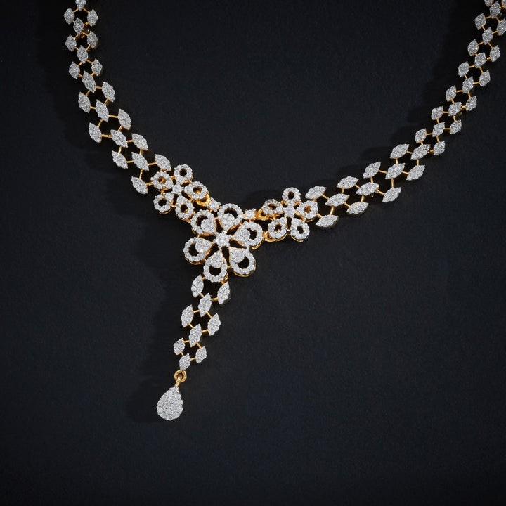Florentine CZ Necklace Set
