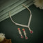 Pearvia CZ Necklace Set