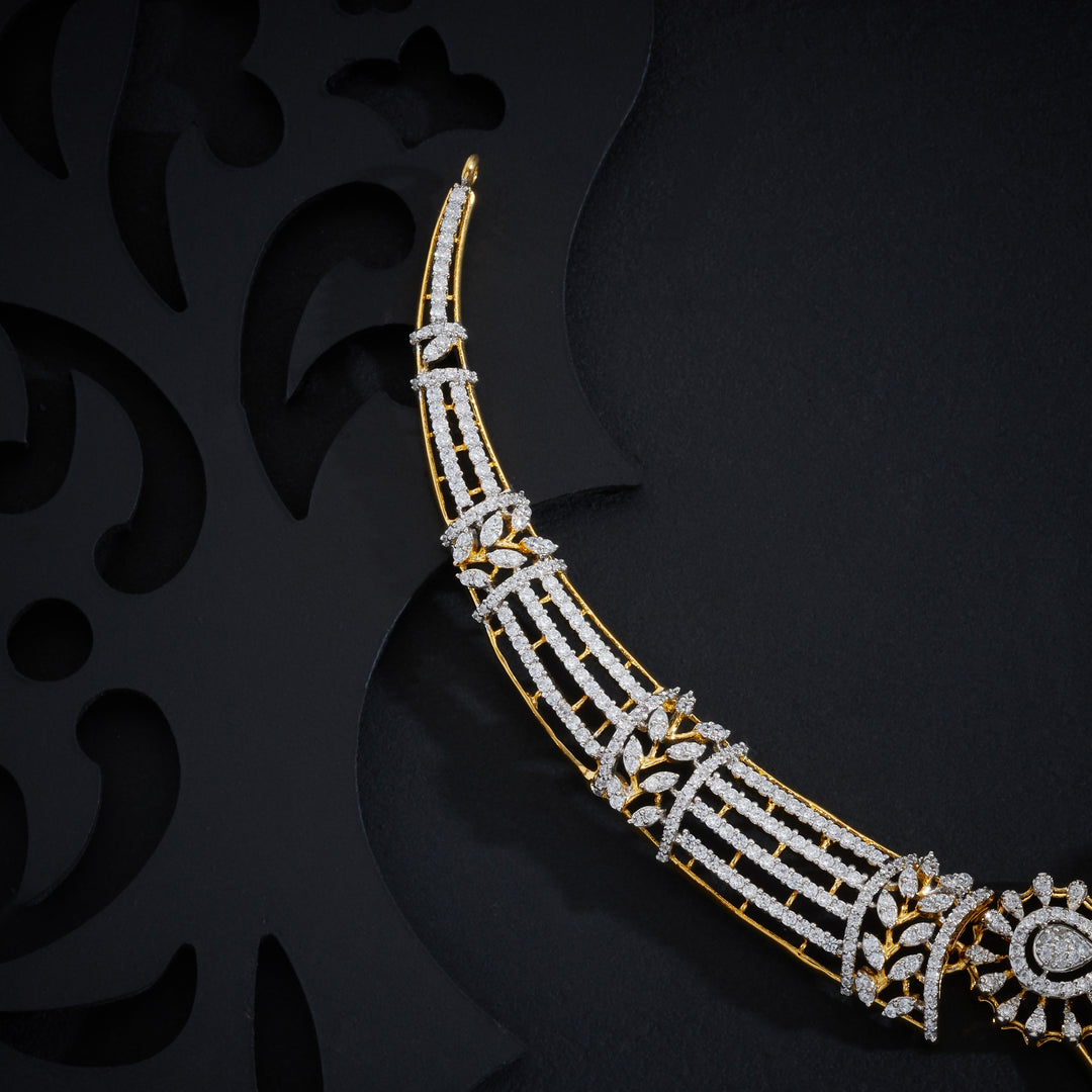 Shine Aura CZ Necklace Set