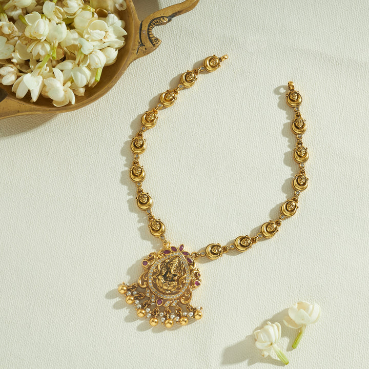 Gajanan Temple Necklace