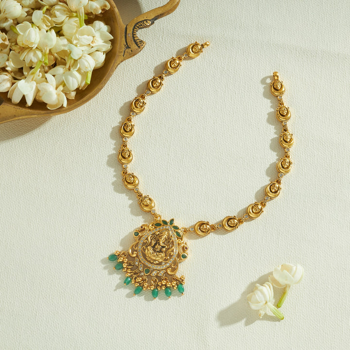 Gajanan Temple Necklace