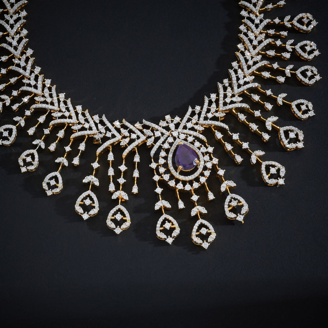 Pearika CZ Necklace Set