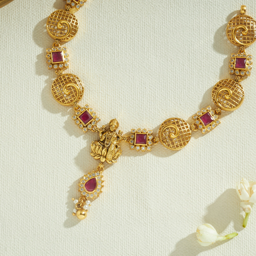 Shree Charm Temple Necklace