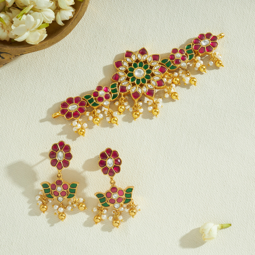 Lotusira Kundan Choker Set