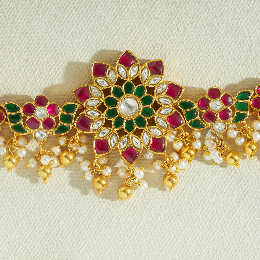 Lotusira Kundan Choker Set