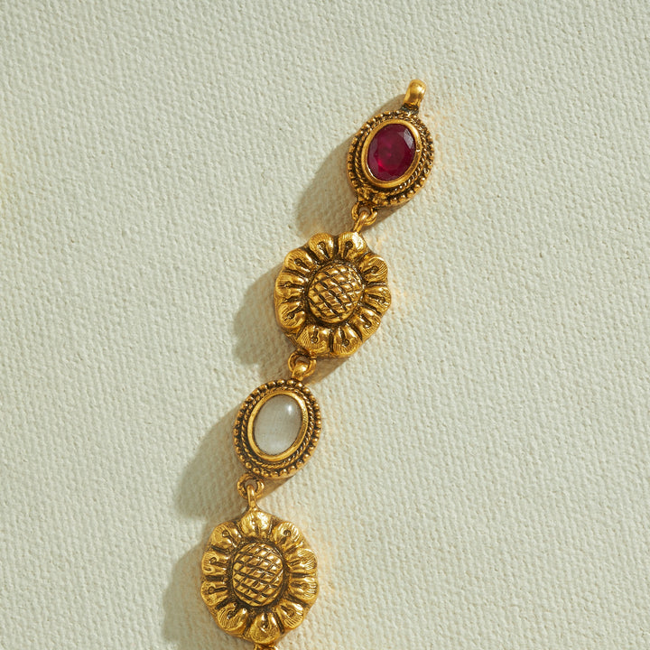 Sindhura Temple Necklace