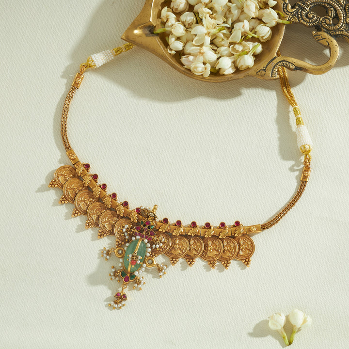 Shrinvitha Temple Kasu Necklace
