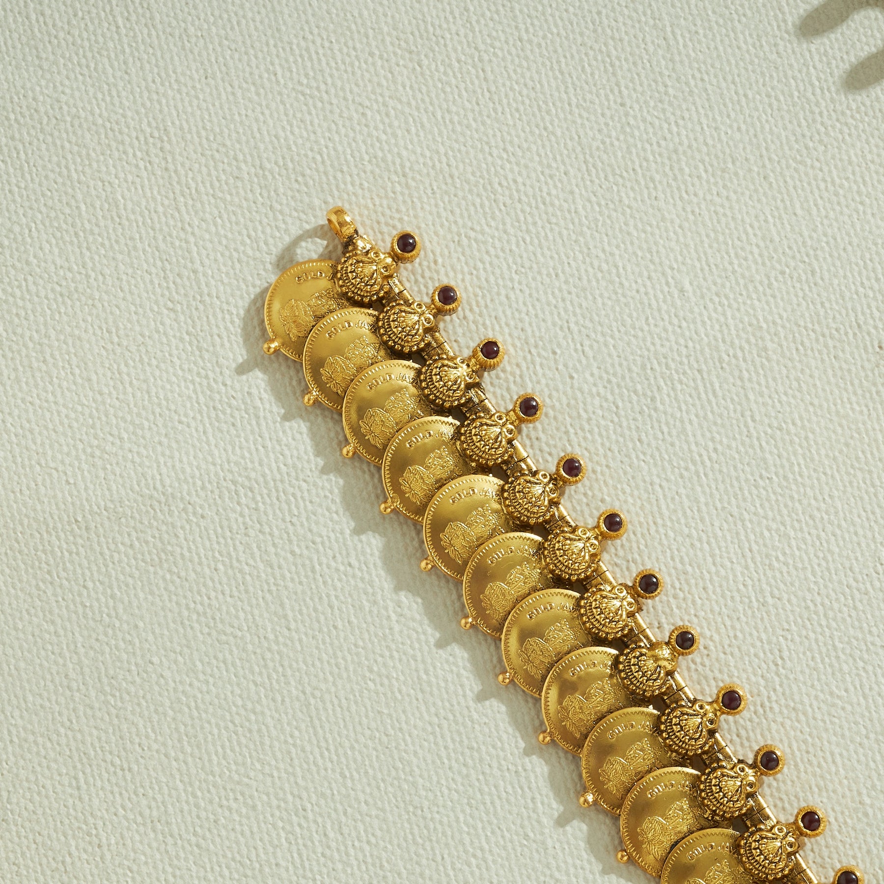 Swarna Temple Kasu Necklace
