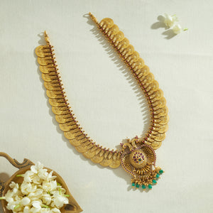 Mahalakshya Gandavira Kasu Necklace