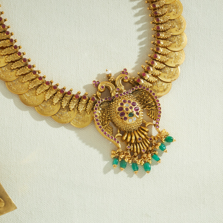 Mahalakshya Gandavira Kasu Necklace