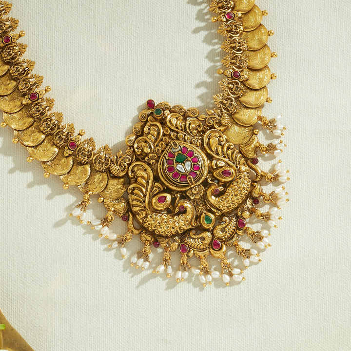 Shreevitha Kasu Temple Necklace