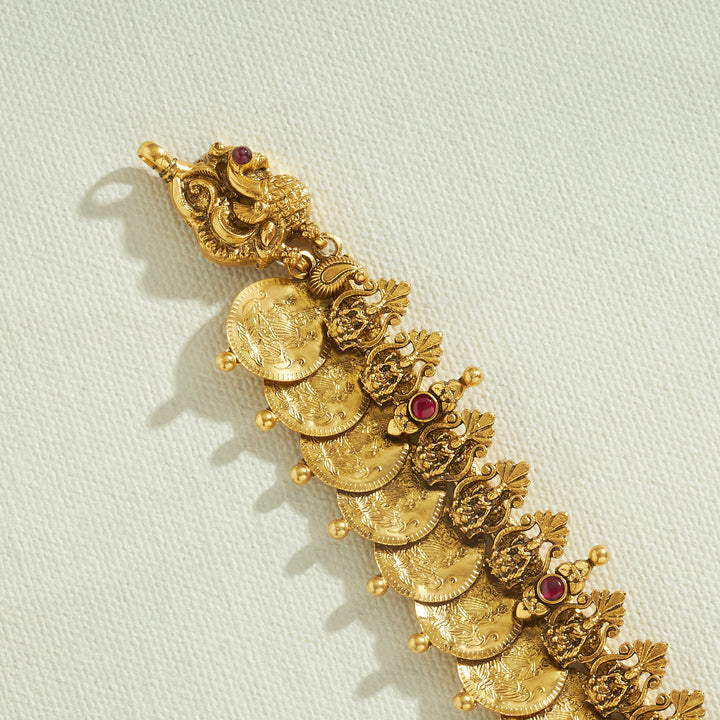 Shreevitha Kasu Temple Necklace