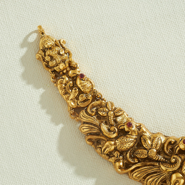 Morni Nakshi Necklace