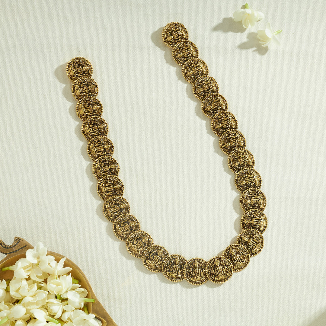 Vaibhavmala Temple Kasu Necklace