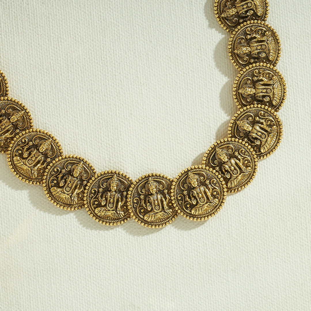 Vaibhavmala Temple Kasu Necklace