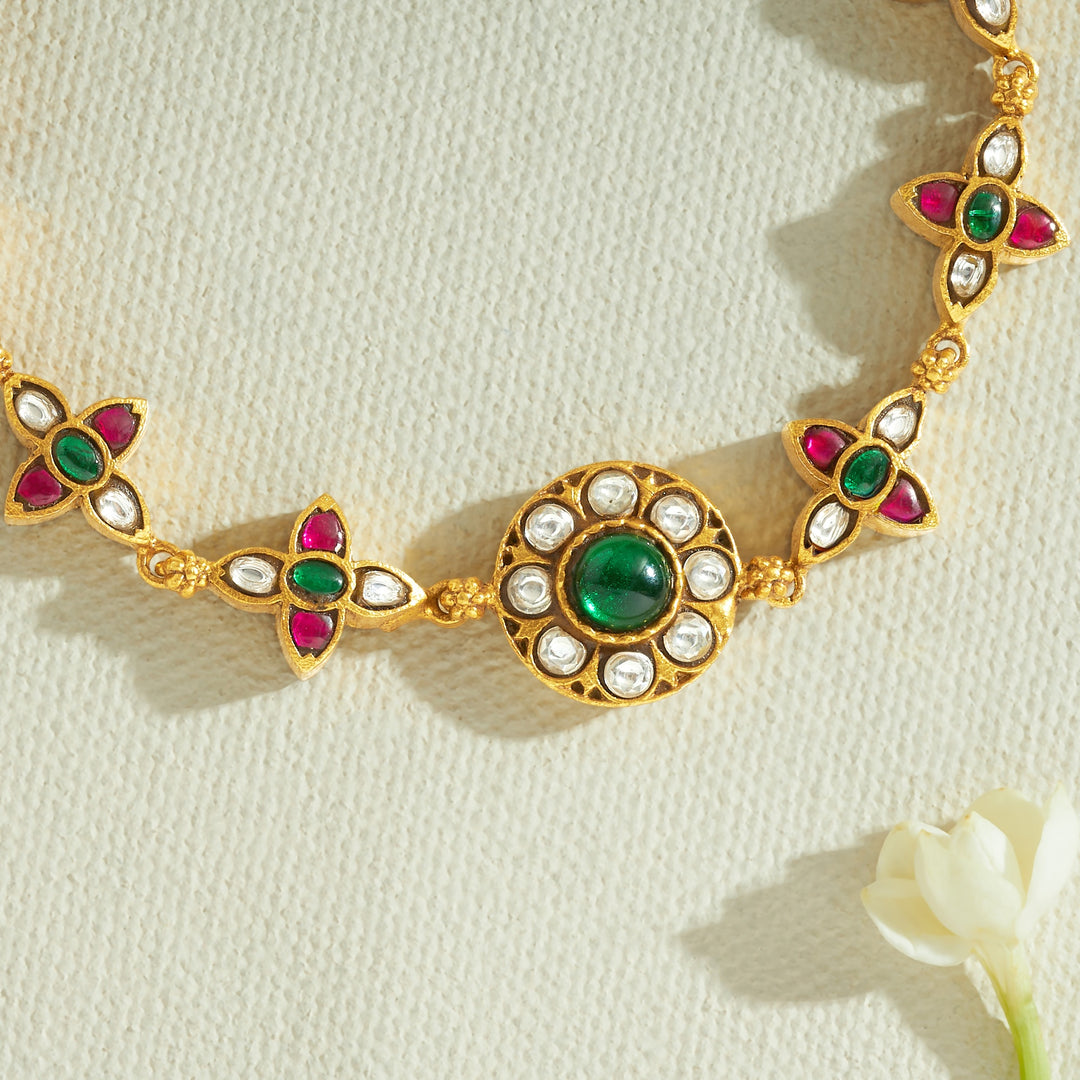 Aadhvaya Kundan Bracelet