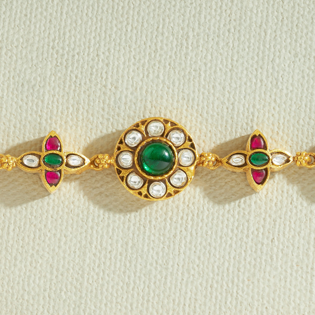 Aadhvaya Kundan Bracelet
