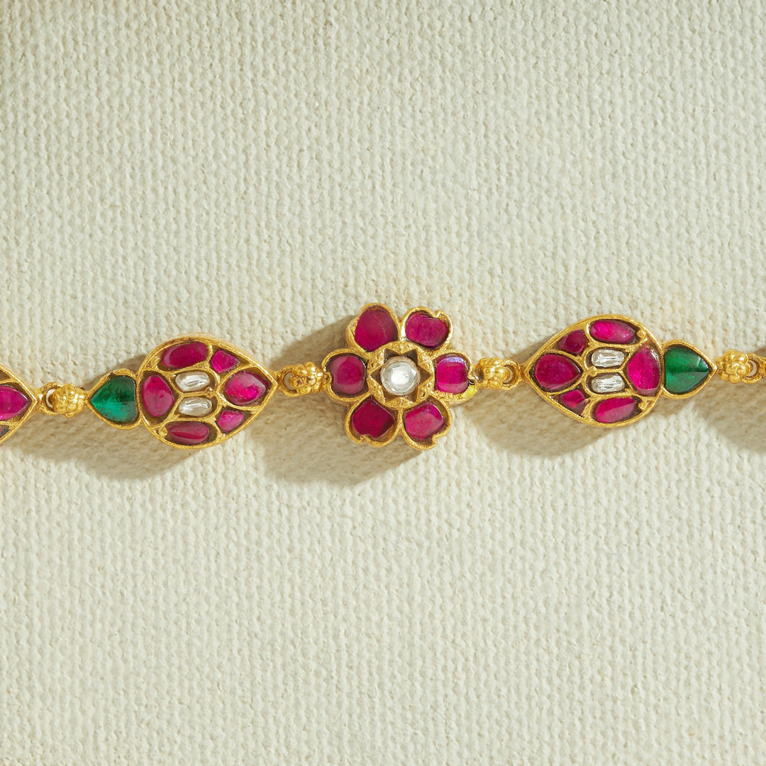 Harinaya Kundan Bracelet