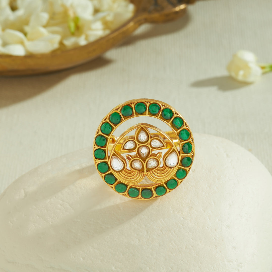 Morluxe Kundan Ring