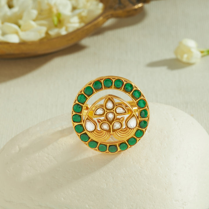 Morluxe Kundan Ring