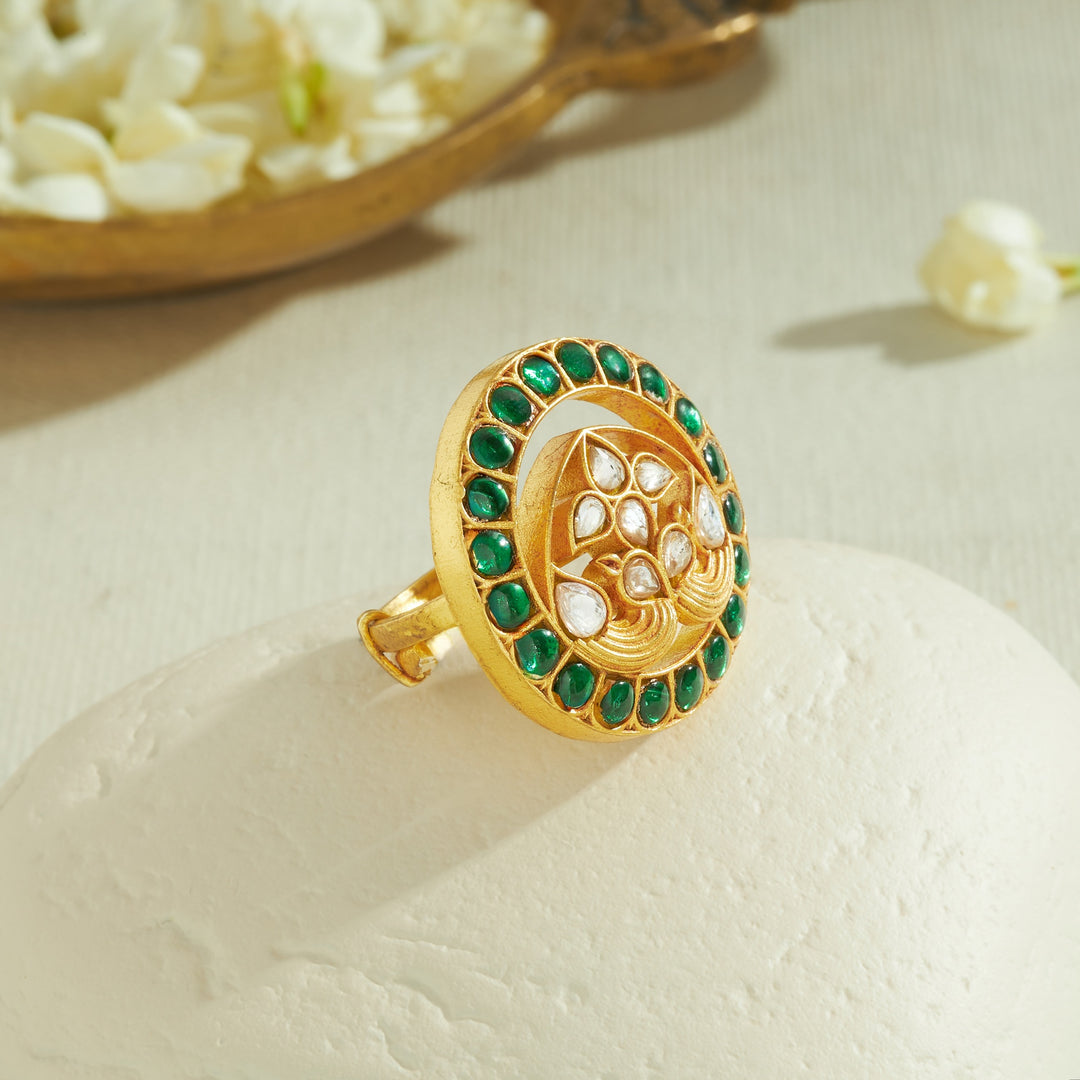 Morluxe Kundan Ring