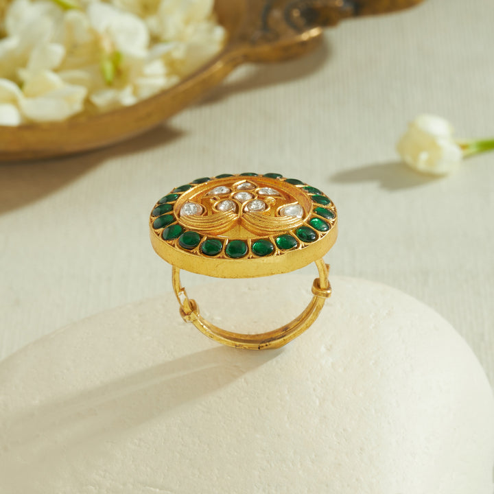 Morluxe Kundan Ring