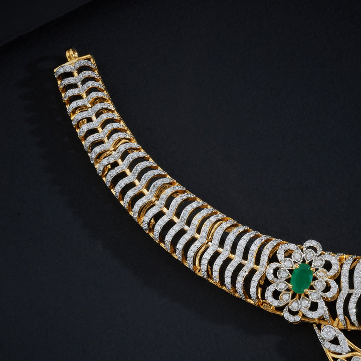 Pearvanshi CZ Necklace Set