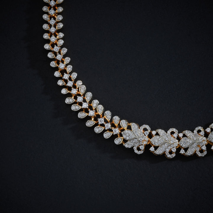 Pearovia CZ Necklace Set