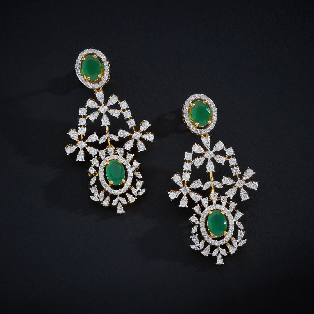 Ovara Flora CZ Necklace Set