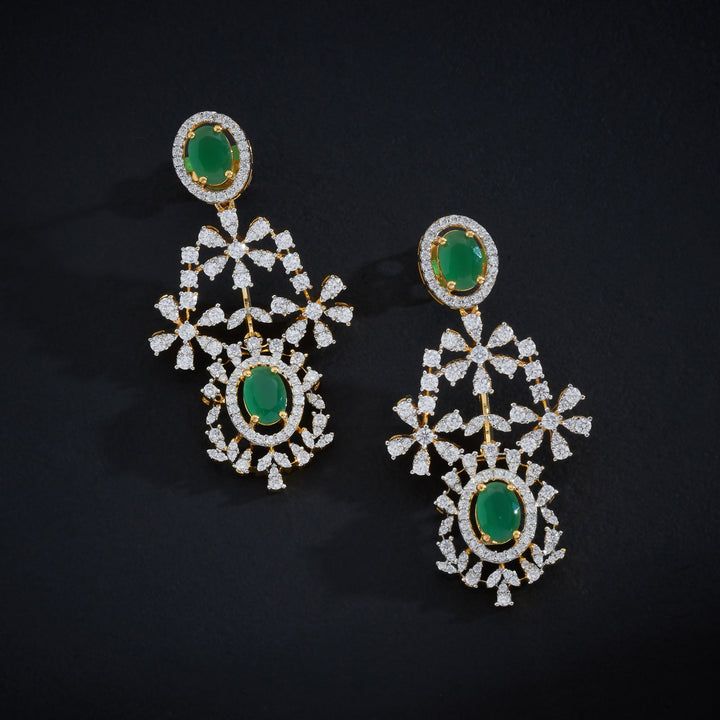 Ovara Flora CZ Necklace Set
