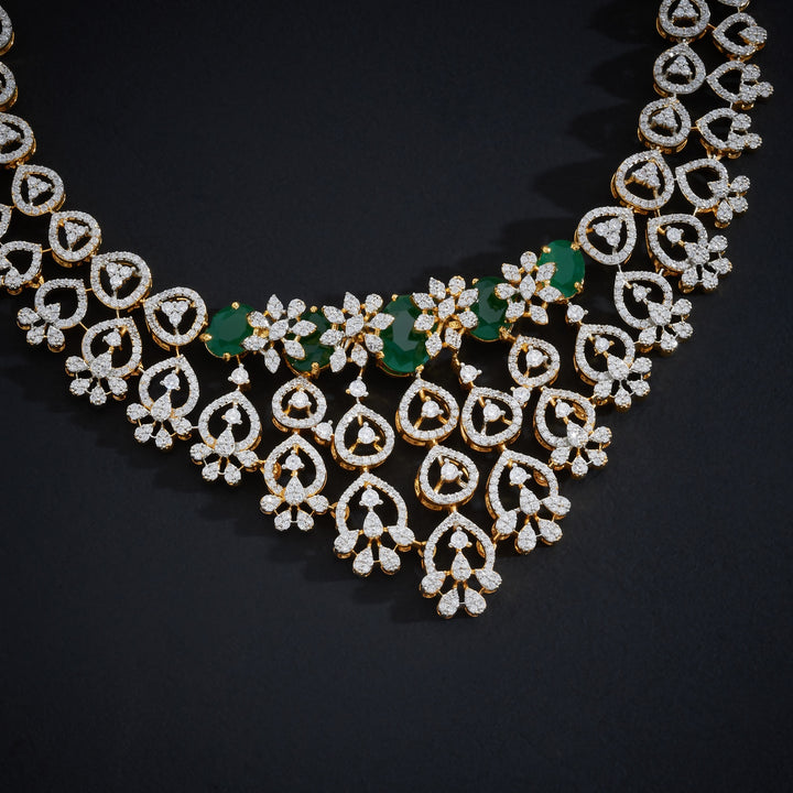 Kalpika CZ Necklace Set