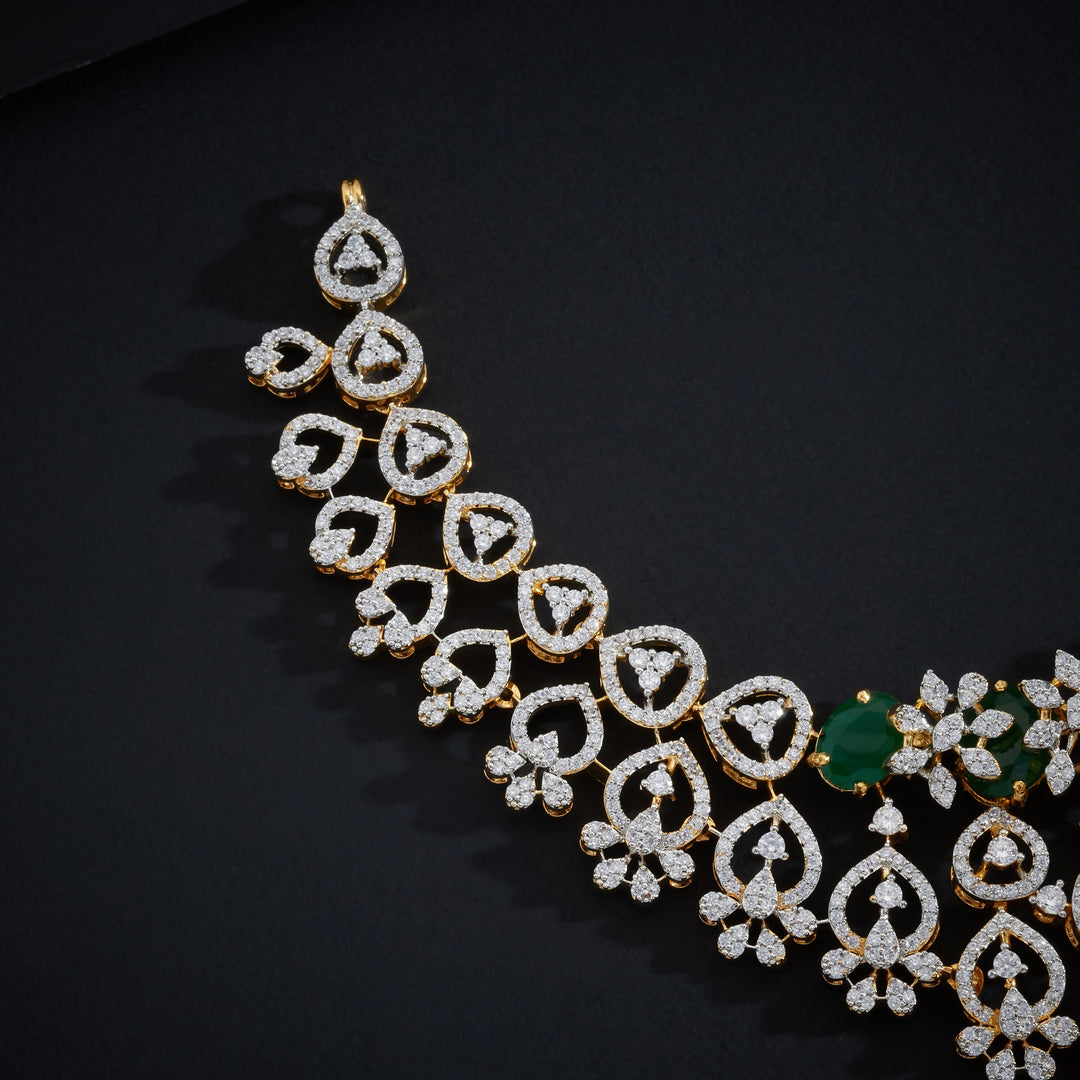 Kalpika CZ Necklace Set
