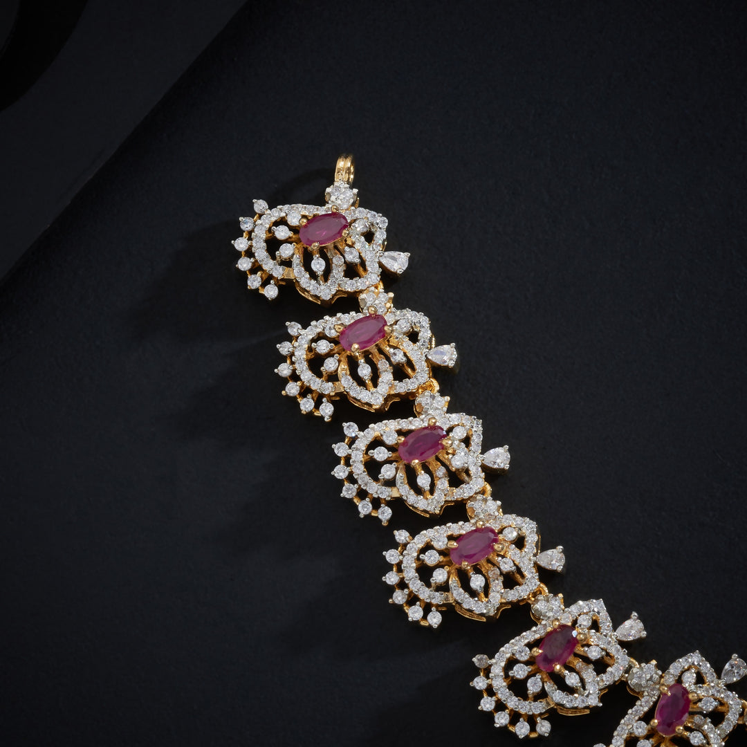Ovalora CZ Necklace Set