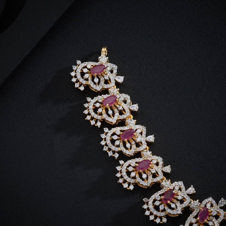 Ovalora CZ Necklace Set