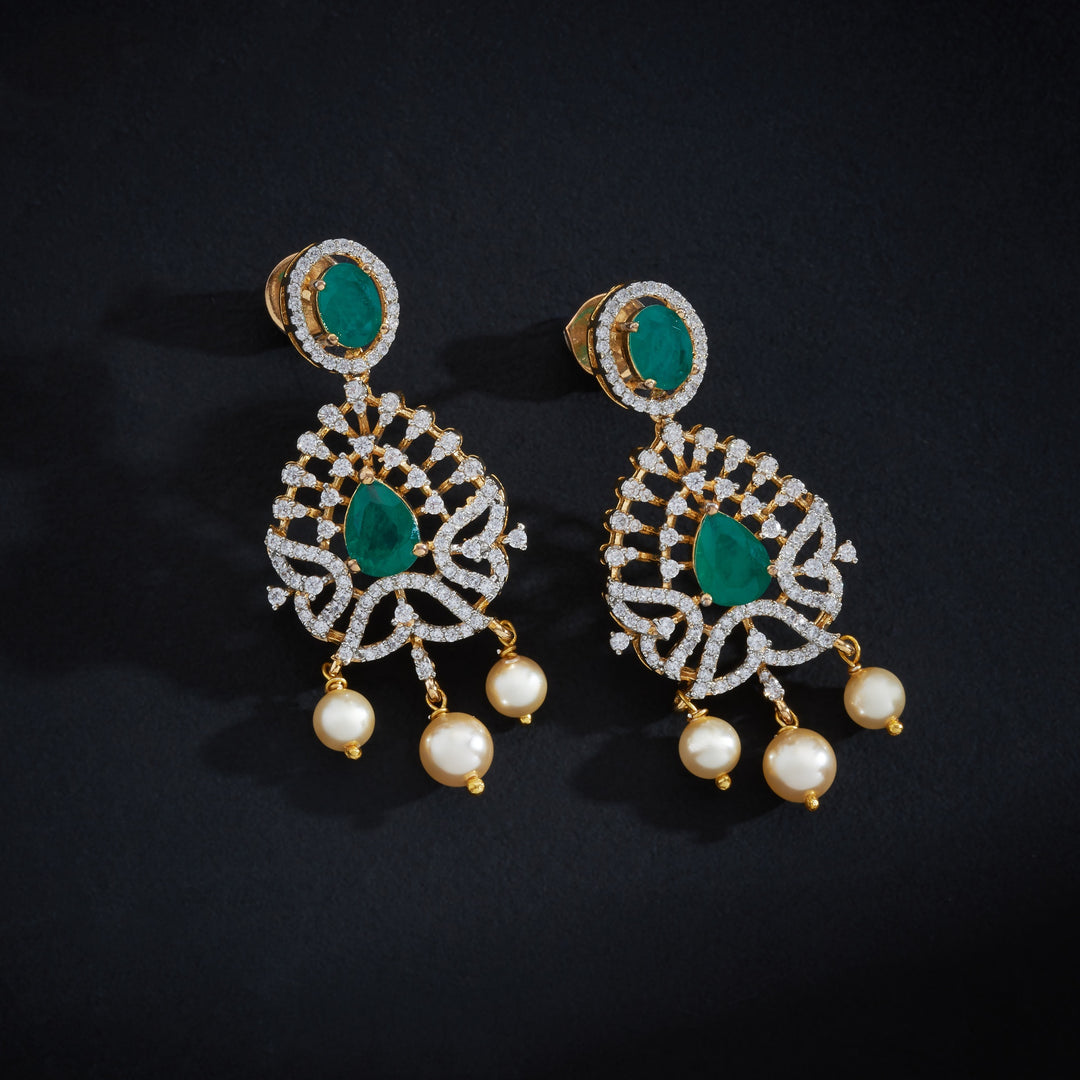 Vritta CZ Necklace Set