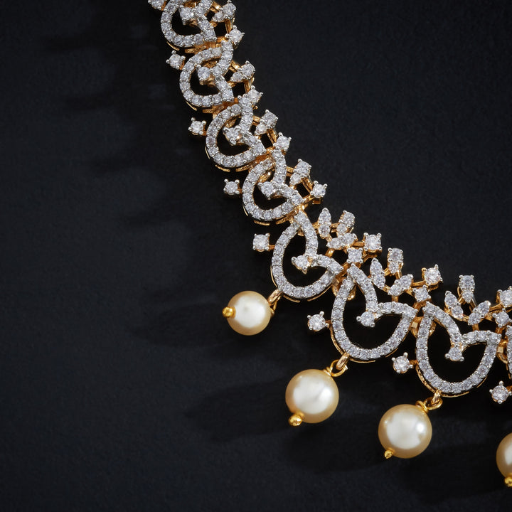 Vritta CZ Necklace Set