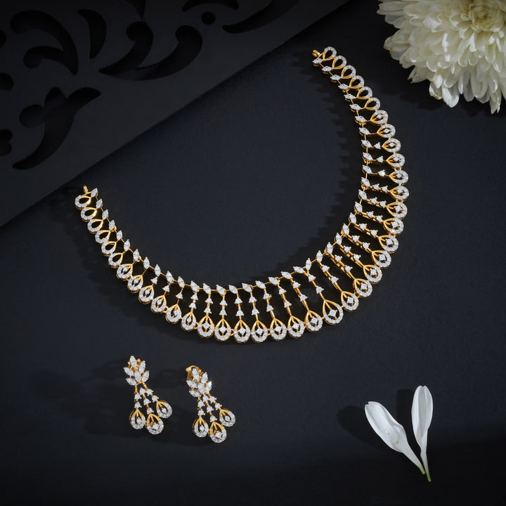 Sparkle CZ Necklace Set